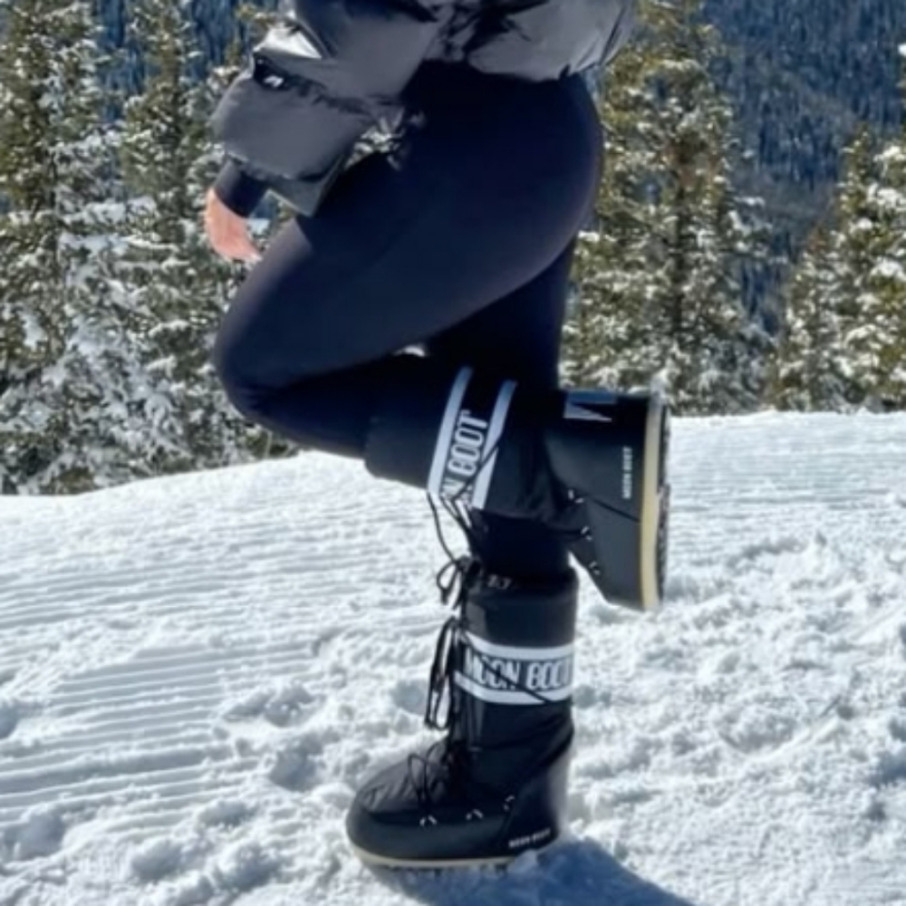 Moon Boot Black Winter Snow Boots